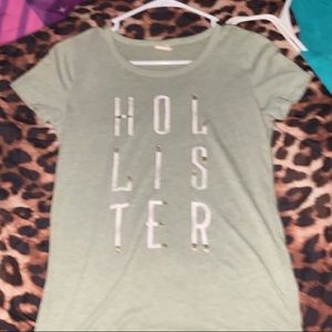 Hollister olive shirt